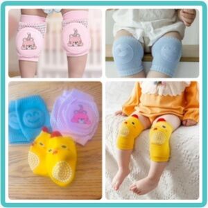 💜3/$30 Three Pairs of Cute Baby Knee Pads for Crawling 🆕
